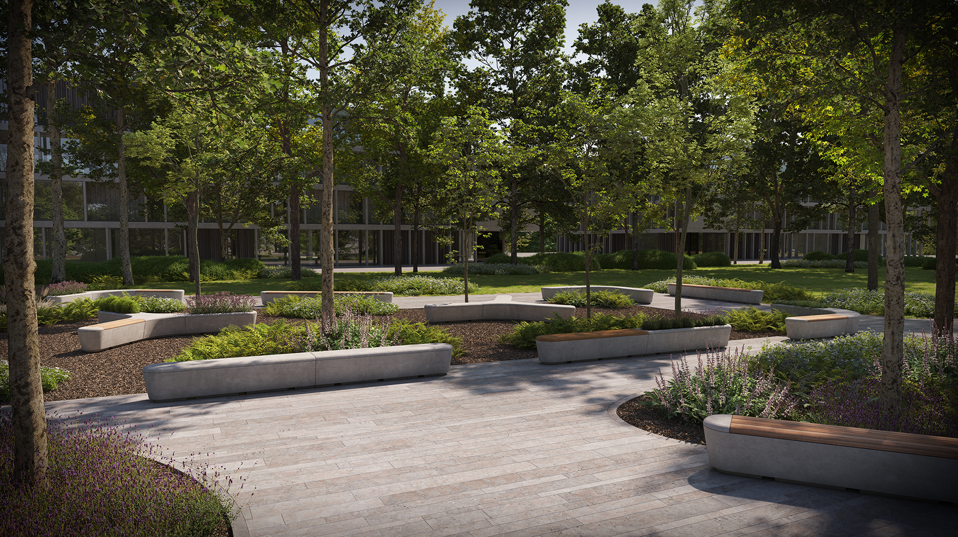 Atoll collectie by Bruton - Realisatie stadspark